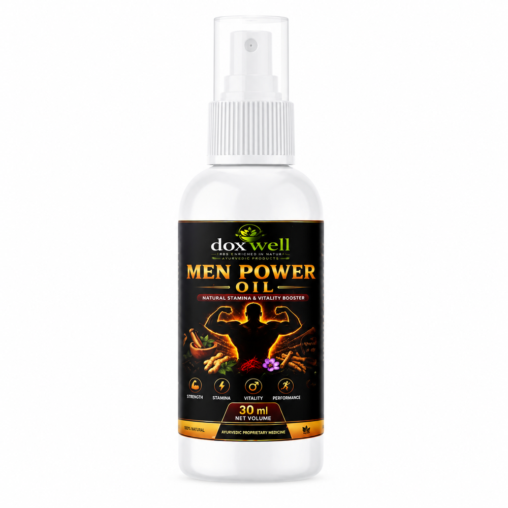 Doxwell Men Power Oil – Natural Stamina & Vitality Booster, 30 ml