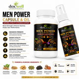 Doxwell Men Power Combo – 60 Capsules + 30 ml Men Power Oil
